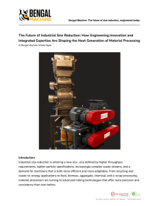 The Future of Size Reduction