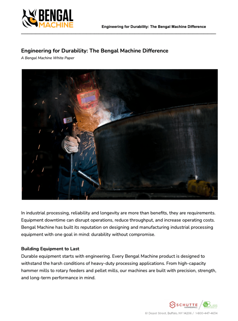 Engineering for Durability White Paper